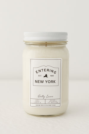 Now Entering: New York Candle Label