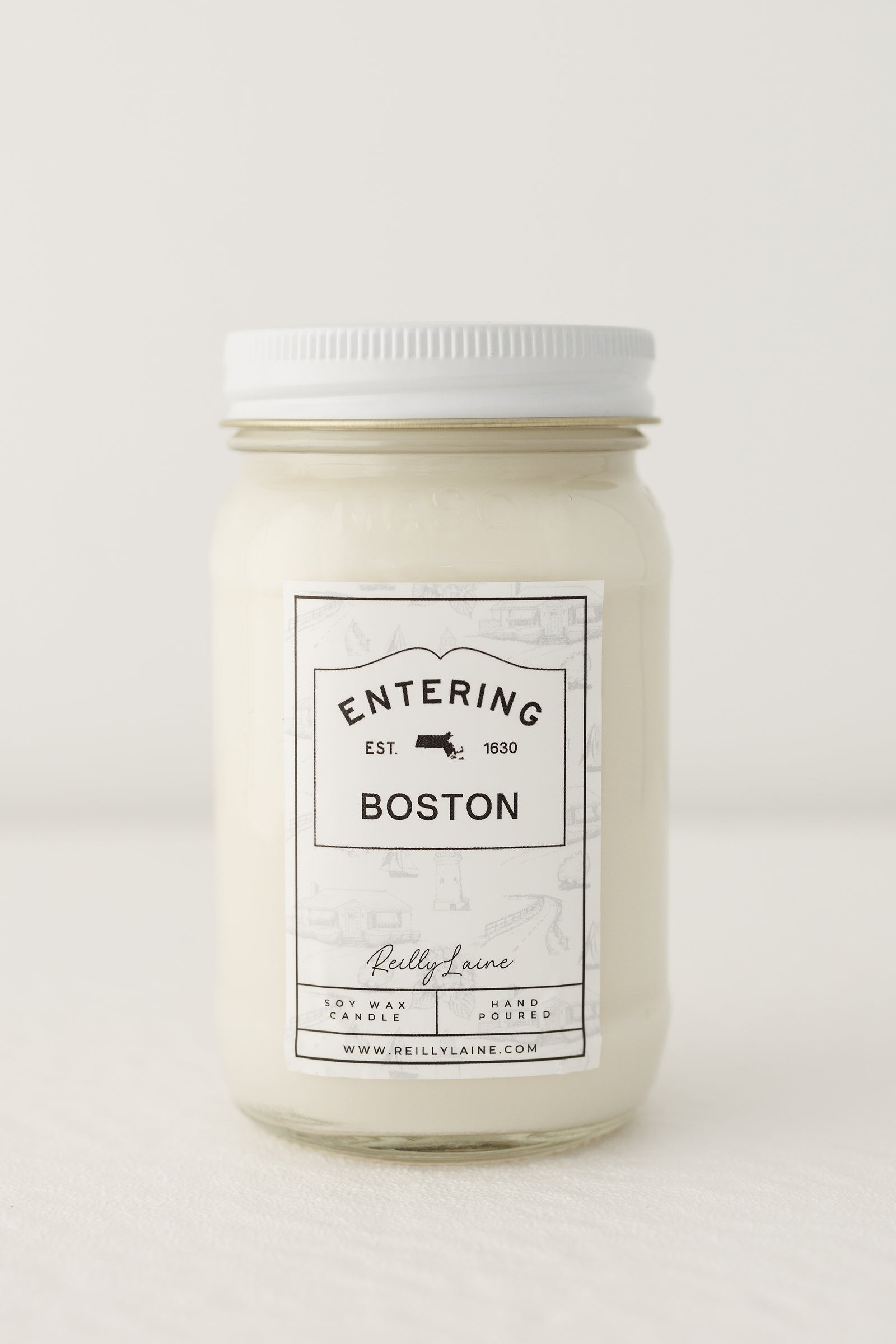 Now Entering: Boston Candle Label