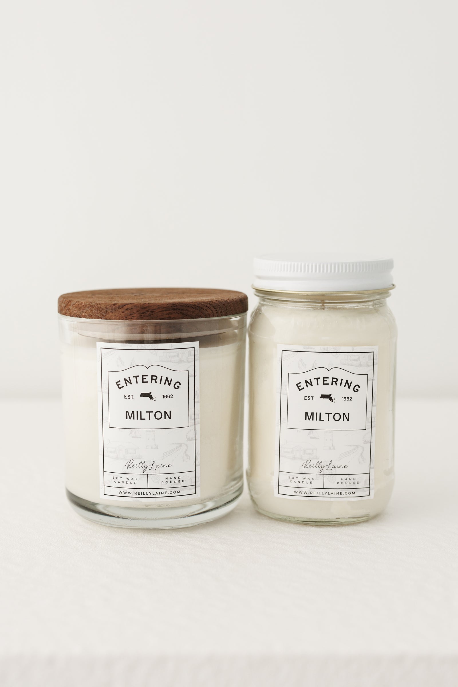 Now Entering: Milton Candle Label