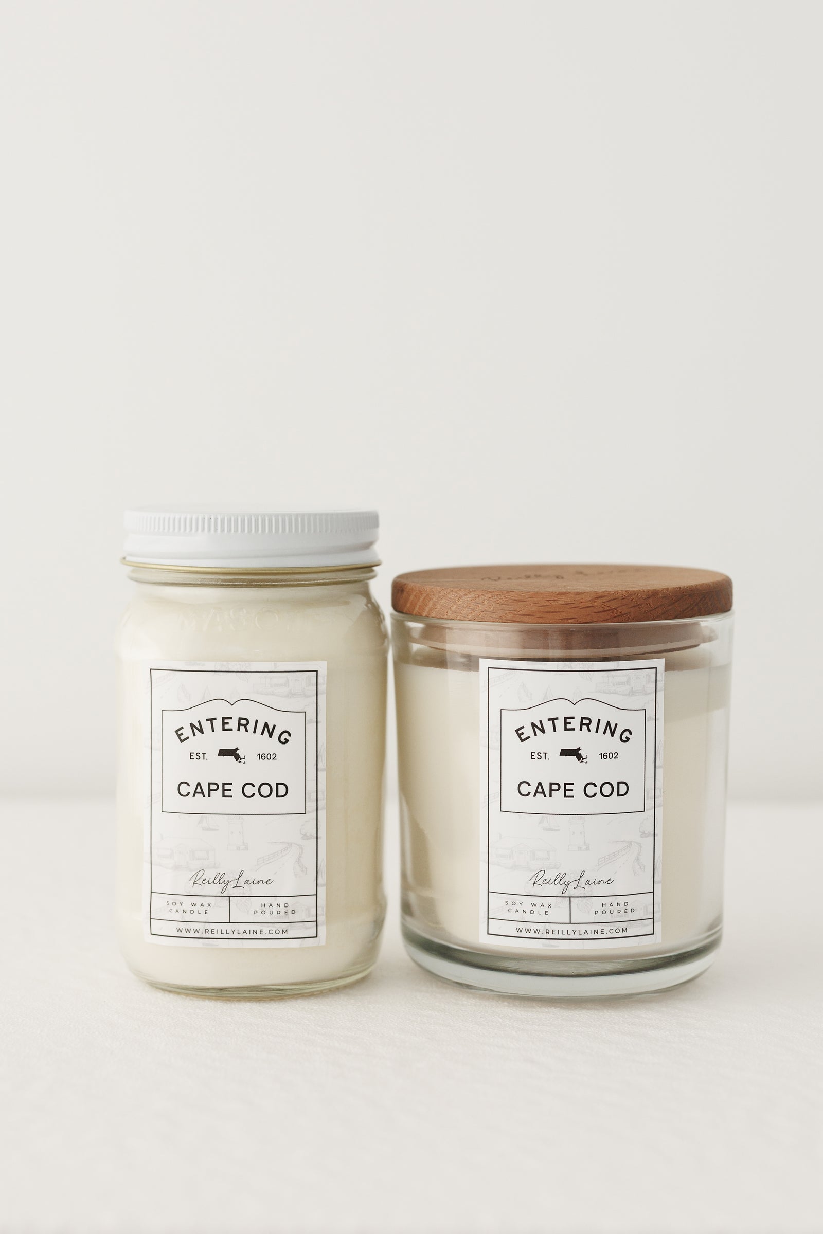 Now Entering: Cape Cod Candle Label