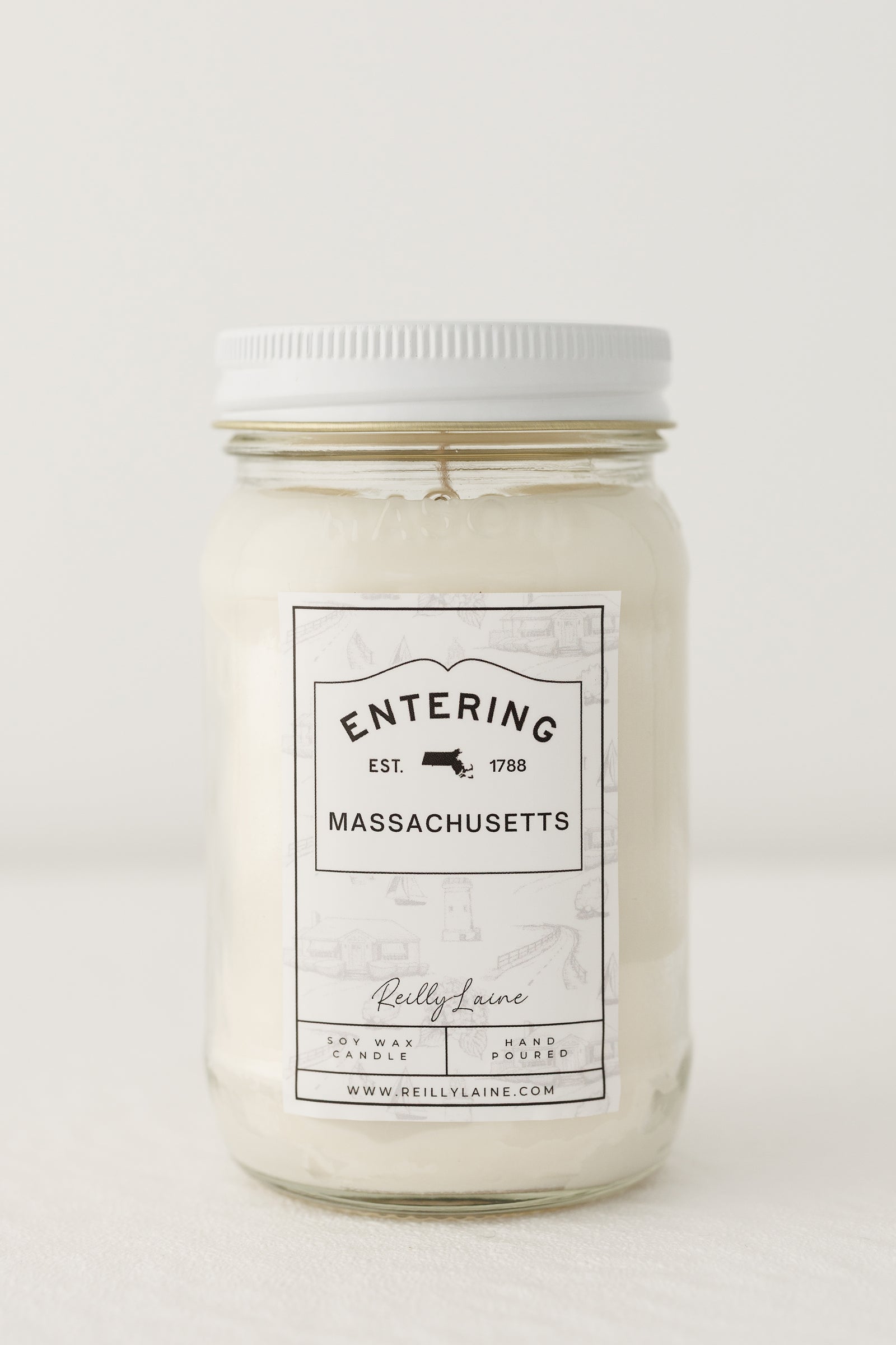 Now Entering: Massachusetts Candle Label