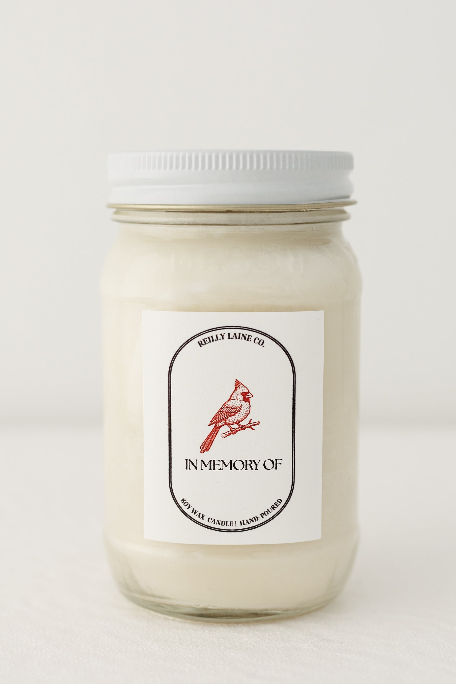 In Memory Of Candle Label