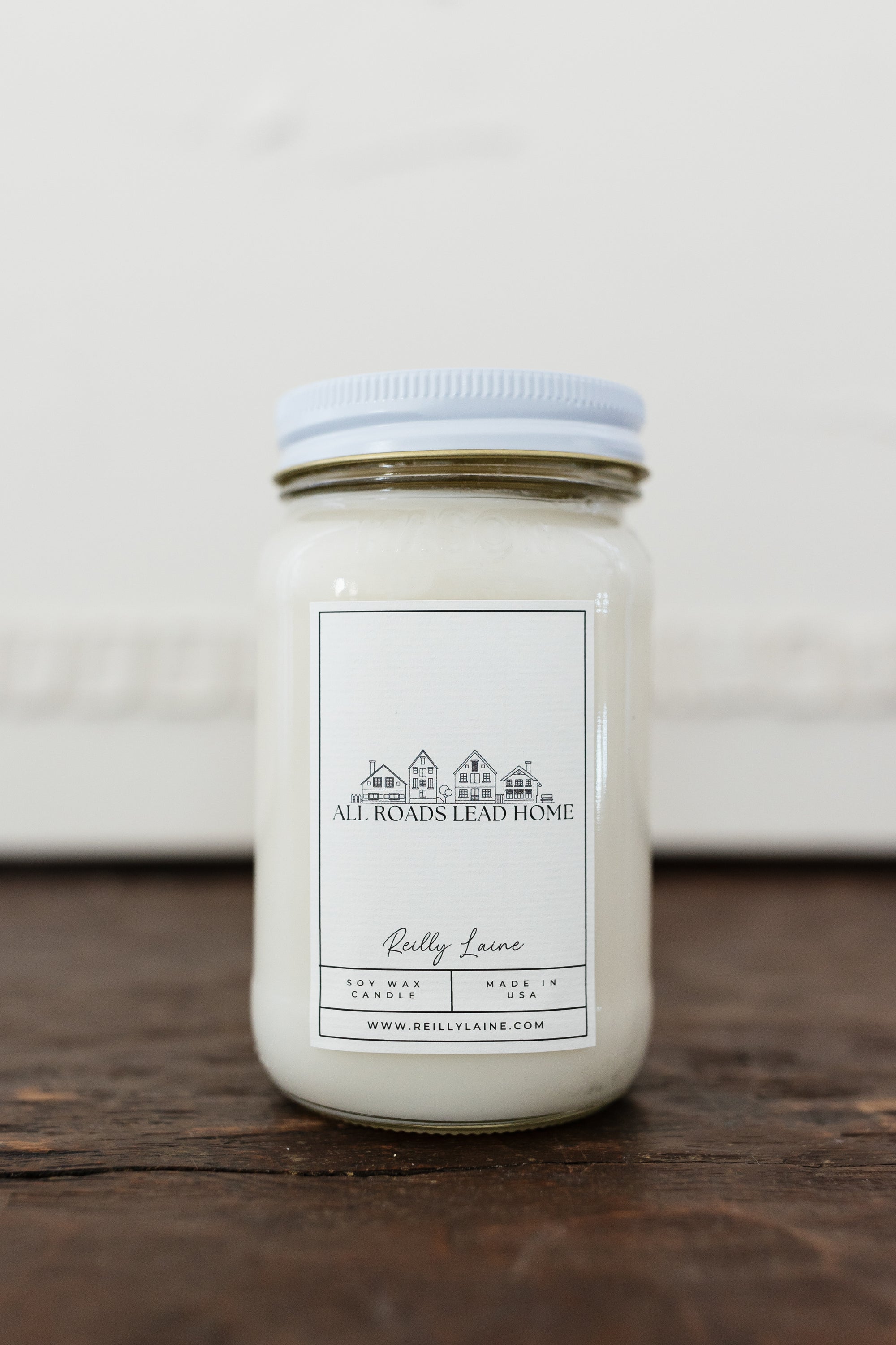 All Roads Lead Home Candle Label