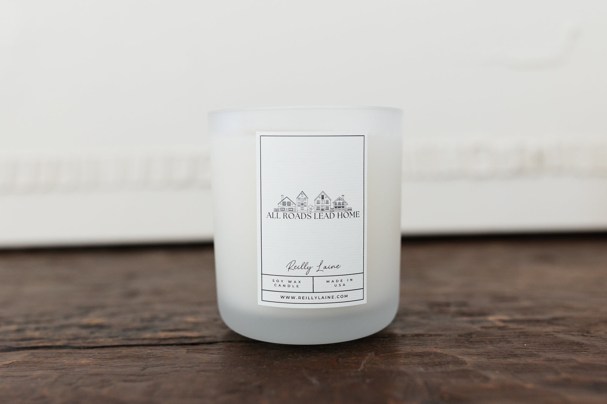 All Roads Lead Home Candle Label