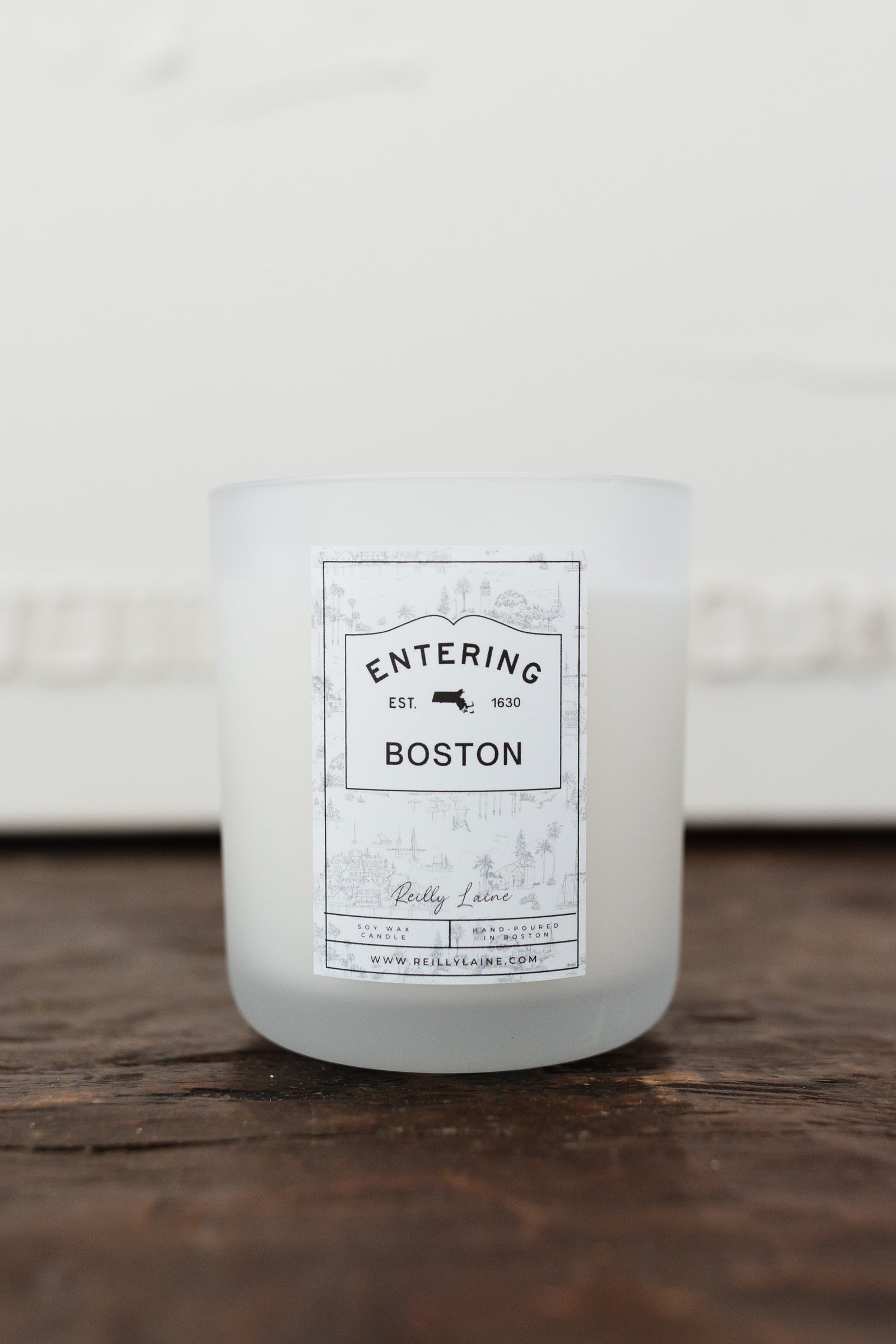Now Entering: Boston Candle Label