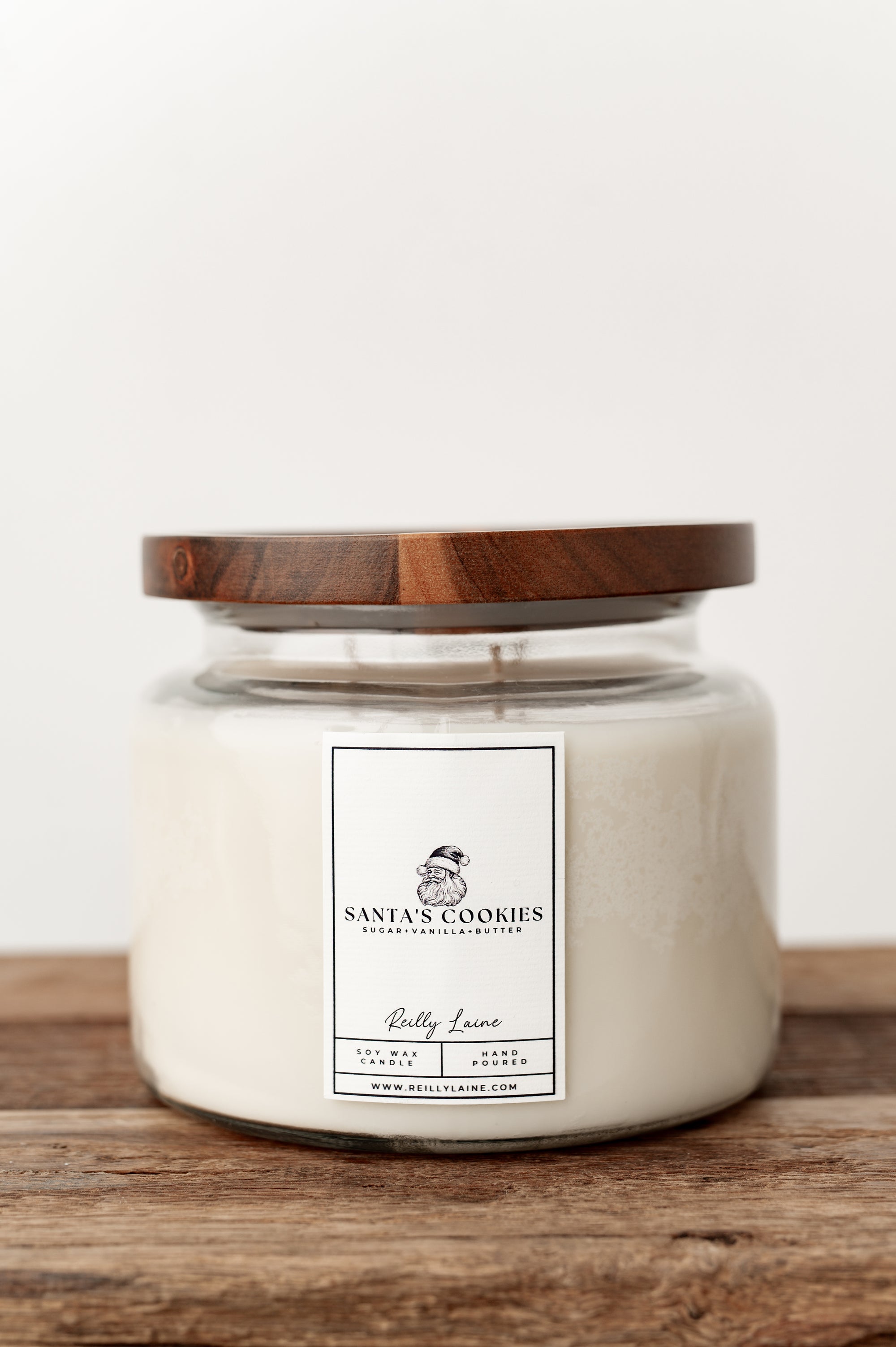 Santa's Cookies Candle