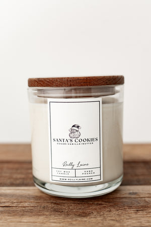 Santa's Cookies Candle