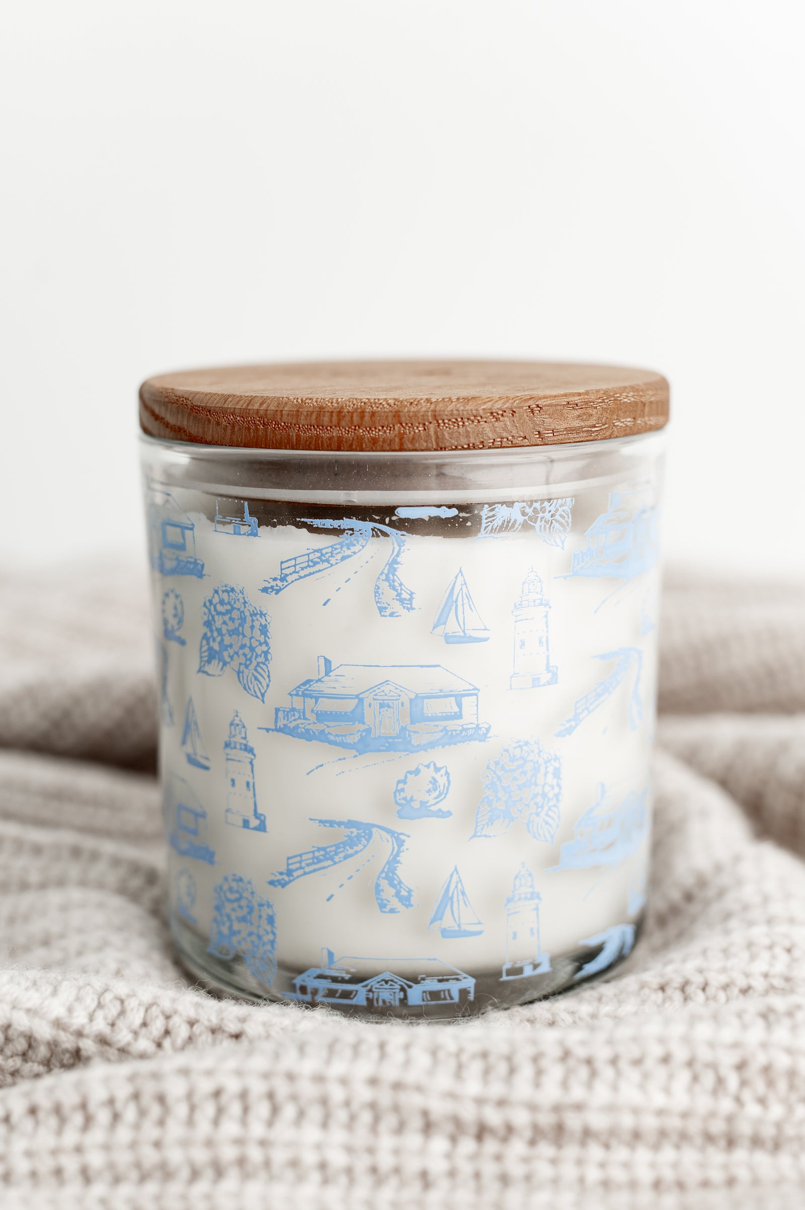 All Roads Signature Toile Print Candle