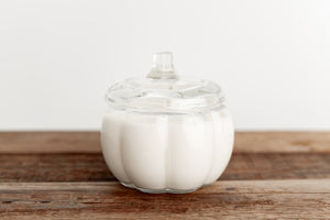 Glass Pumpkin Spice Up Your Life Candle