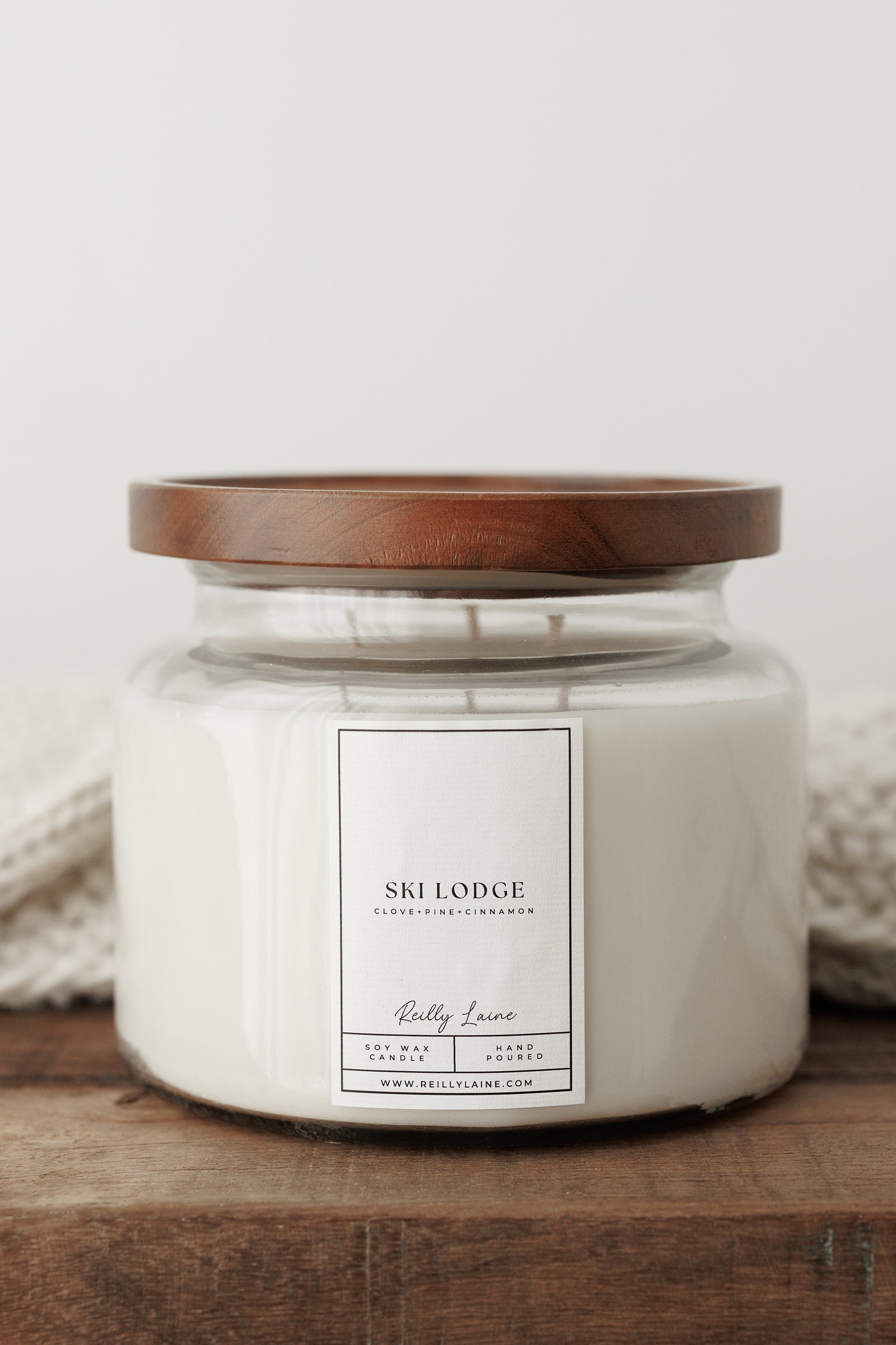 Ski Lodge Candle