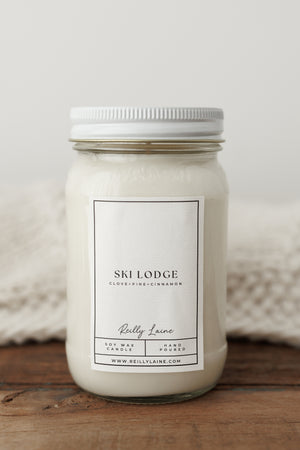 Ski Lodge Candle