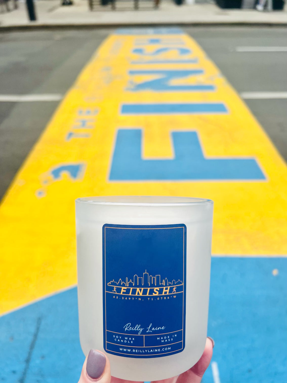 26.2 Boston Marathon Candle